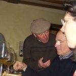 Paolo Bea dispenses wine wisdom to Lodovico.