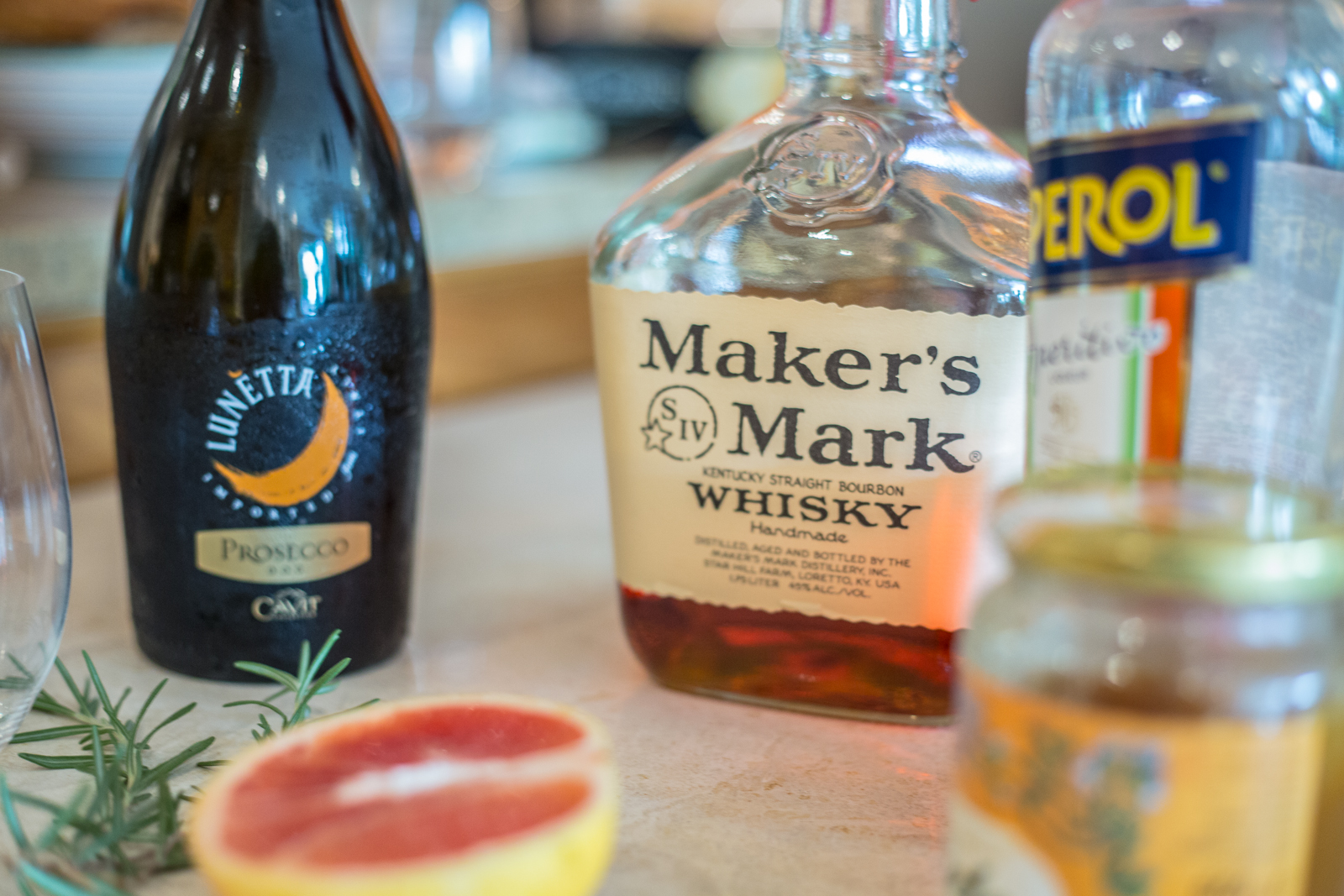 Aperol Spritz with Rosemary